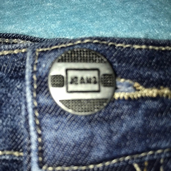 ISMALU distressed jeans blue made in Brazil size 14 - Picture 4 of 7